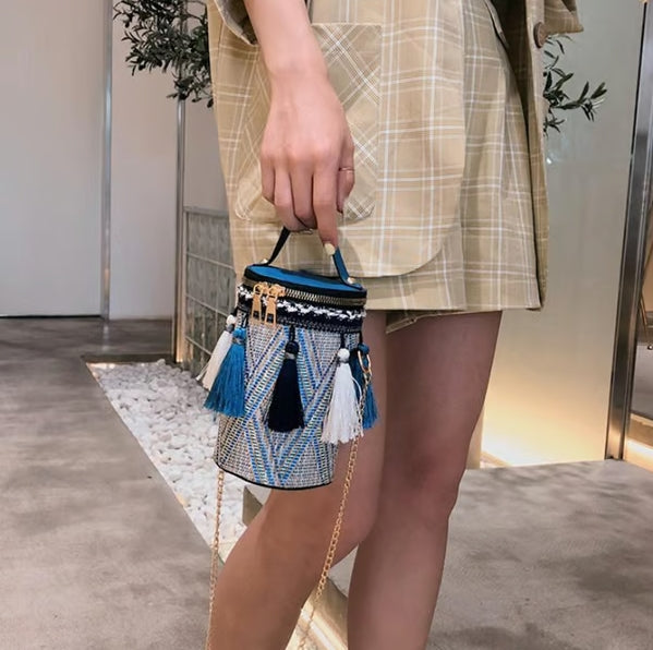 (5 Paar) Vintage-Socken mit bestickten Blumen