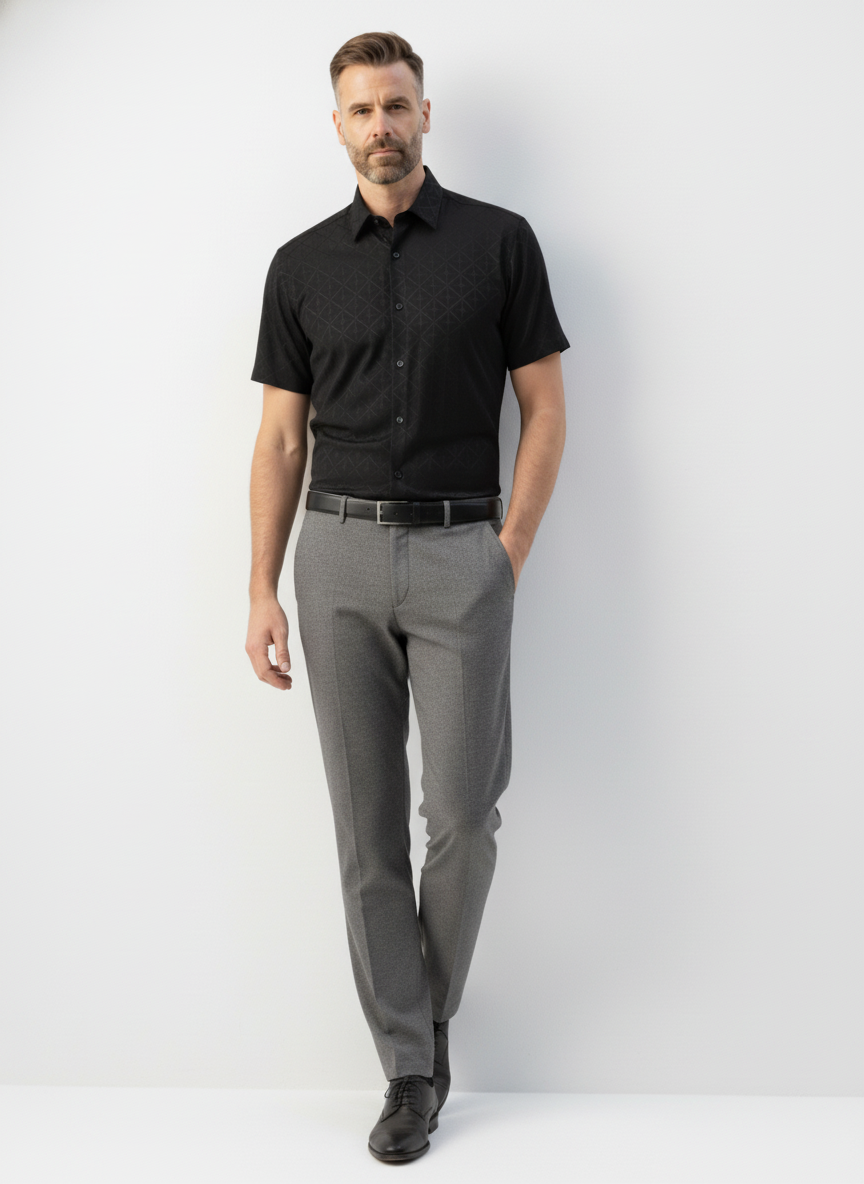 Riviera Button-Front Short Sleeve Shirt – Alter Ego