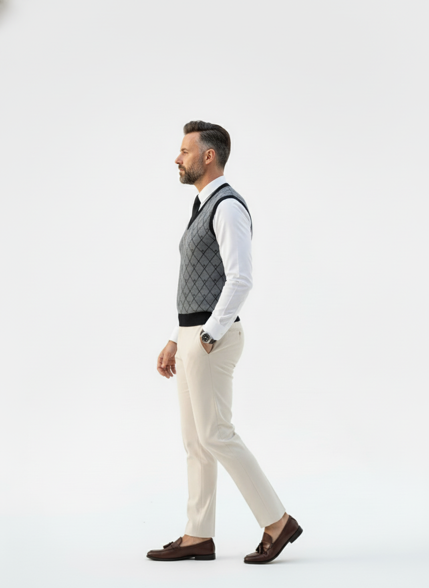 Thermal Knit Sweater Vest – Alter Ego