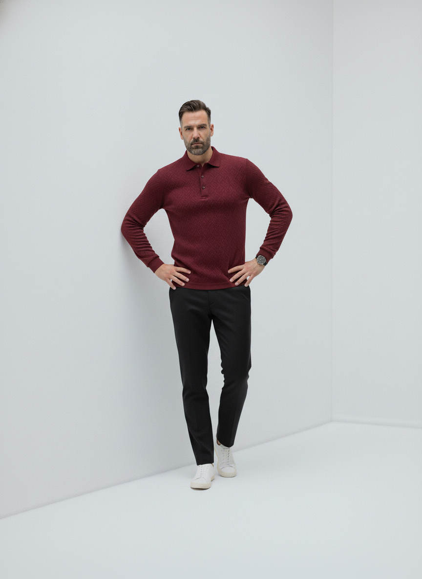 Oxford Long Sleeve Polo – Alter Ego