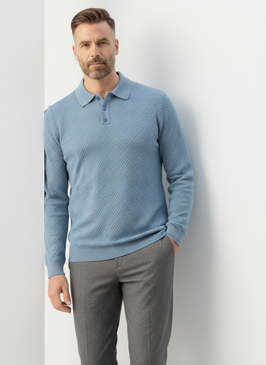Oxford Long Sleeve Polo – Alter Ego