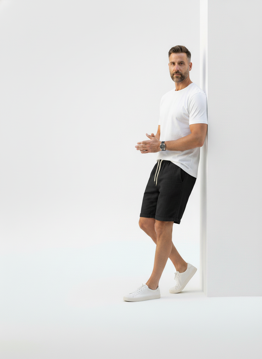 Summer Textured Loose Shorts – Alter Ego