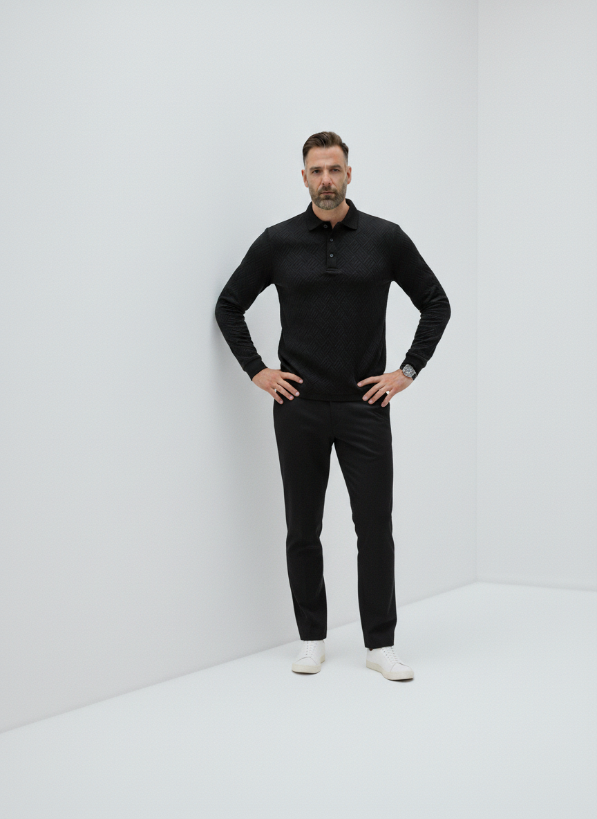 Oxford Long Sleeve Polo – Alter Ego