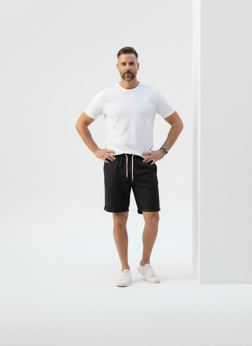Summer Textured Loose Shorts – Alter Ego