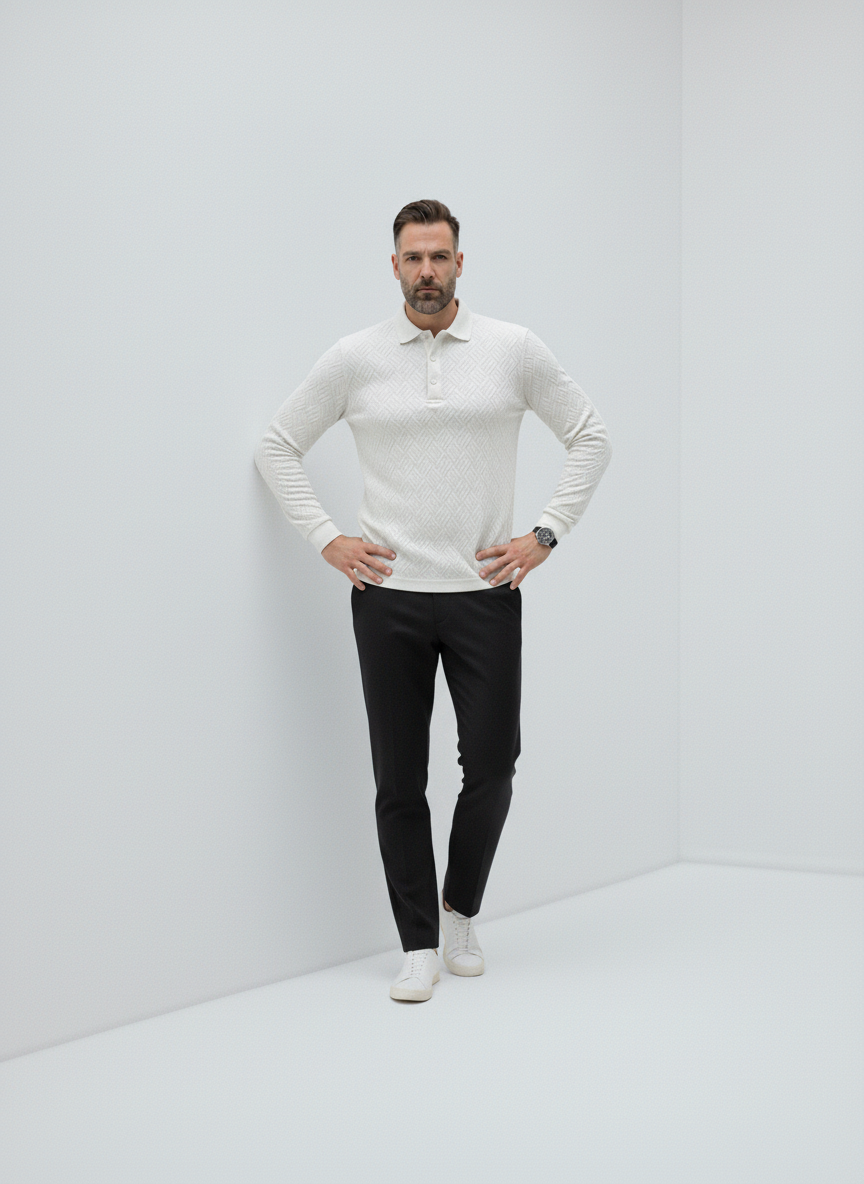 Oxford Long Sleeve Polo – Alter Ego