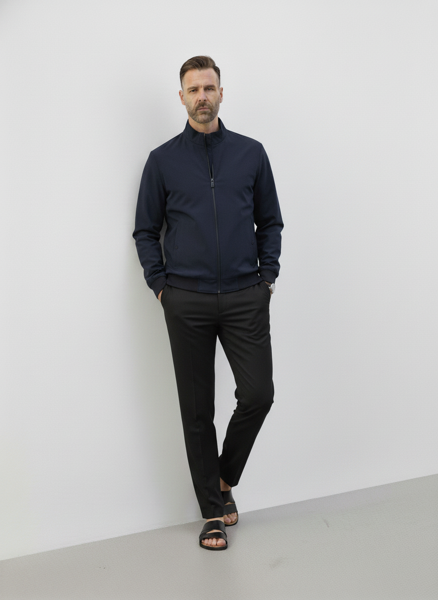 Padded Stand Collar Jacket – Alter Ego