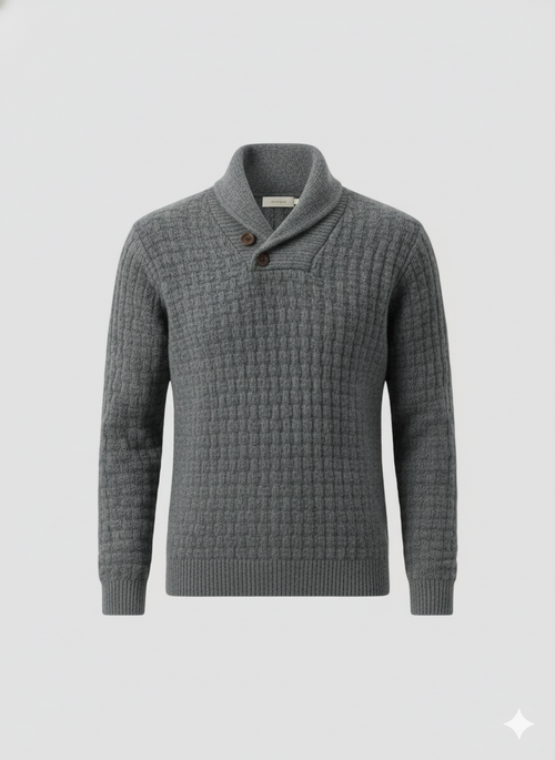 Hampstead Buttoned Knit Sweater – Caspian's