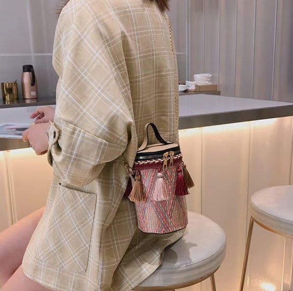 (5 Paar) Vintage-Socken mit bestickten Blumen