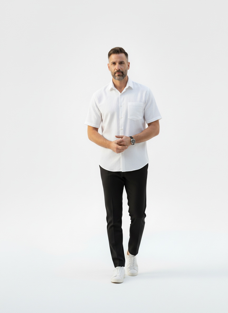 Belgravia Button-Front Shirt – Alter Ego