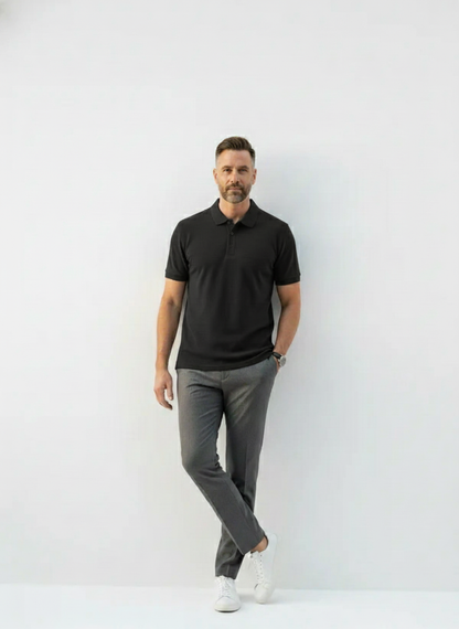 Lakeside Textured Golf Polo – Caspian's