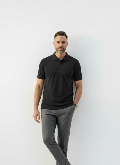 Lakeside Textured Golf Polo – Caspian's