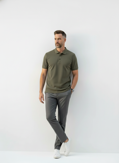 Lakeside Textured Golf Polo – Caspian's