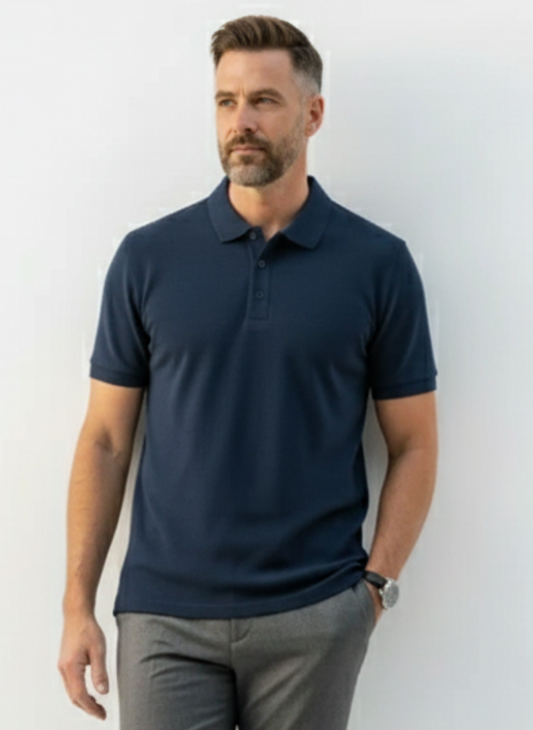 Lakeside Textured Golf Polo – Caspian's