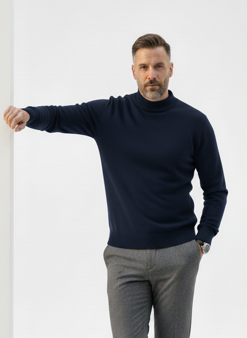 Oxford Turtleneck Sweater – Caspian's