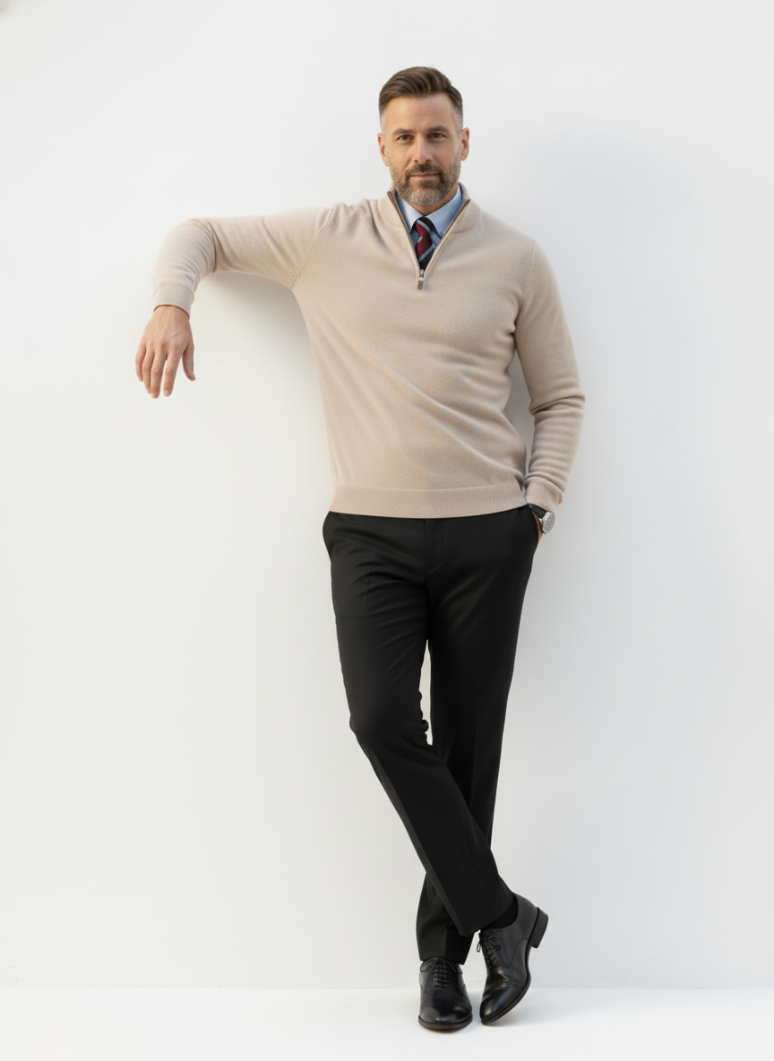 Old Money Turtleneck Pullover – Caspian's