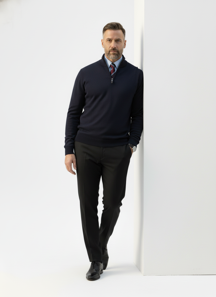 Old Money Turtleneck Pullover – Caspian's