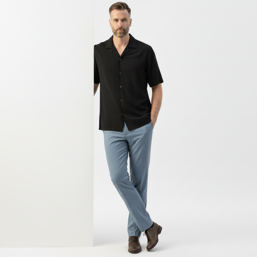 Shoreditch Relaxed Tapered Trousers – Caspian's