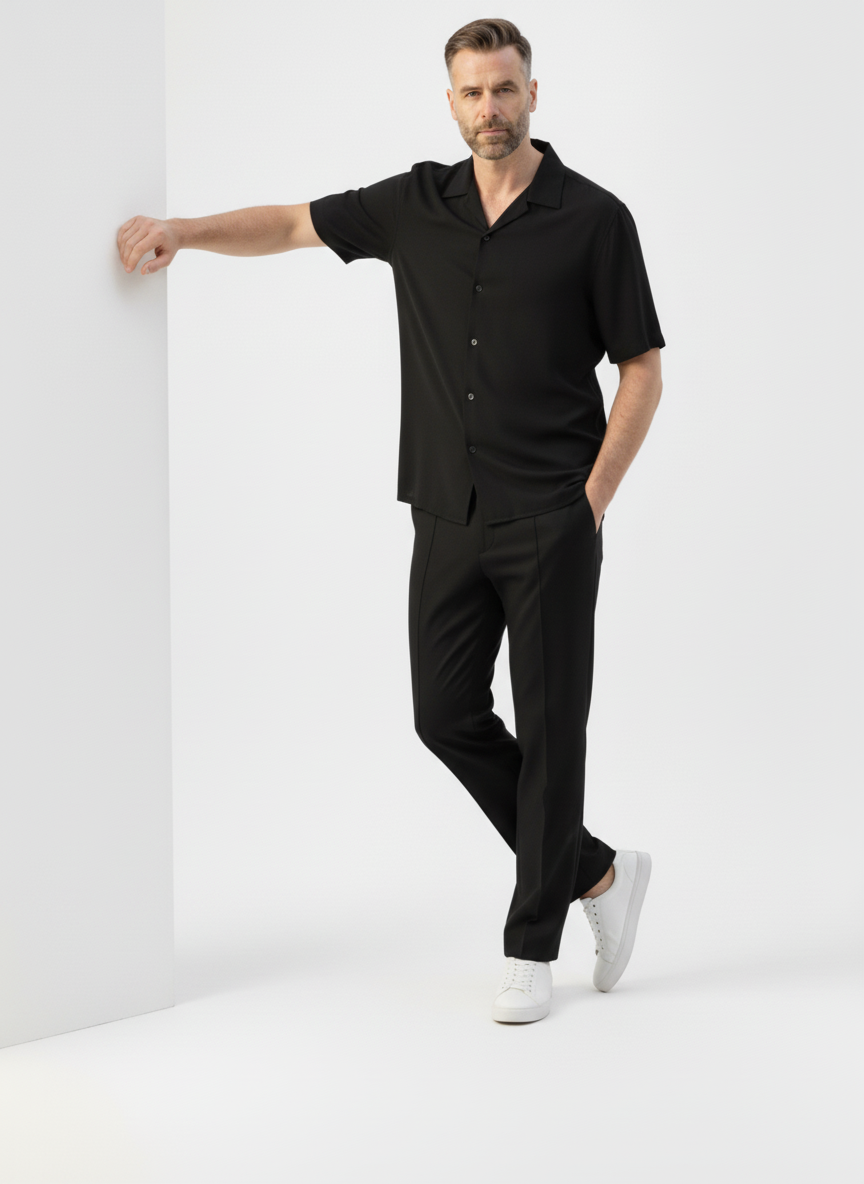 Shoreditch Relaxed Tapered Trousers – Caspian's