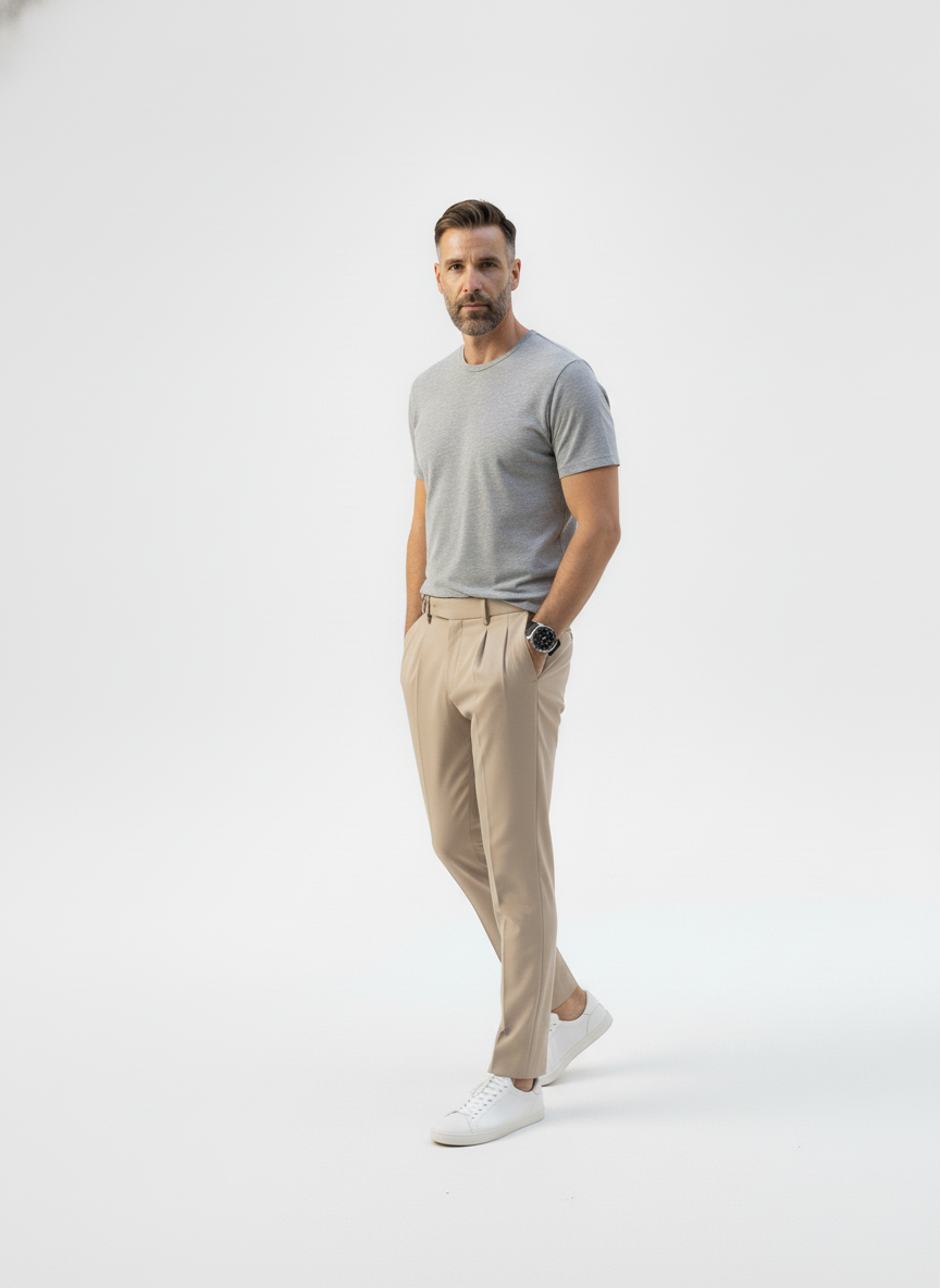 Oxford Tapered Dress Trousers – Caspian's