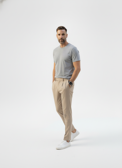 Oxford Tapered Dress Trousers – Caspian's