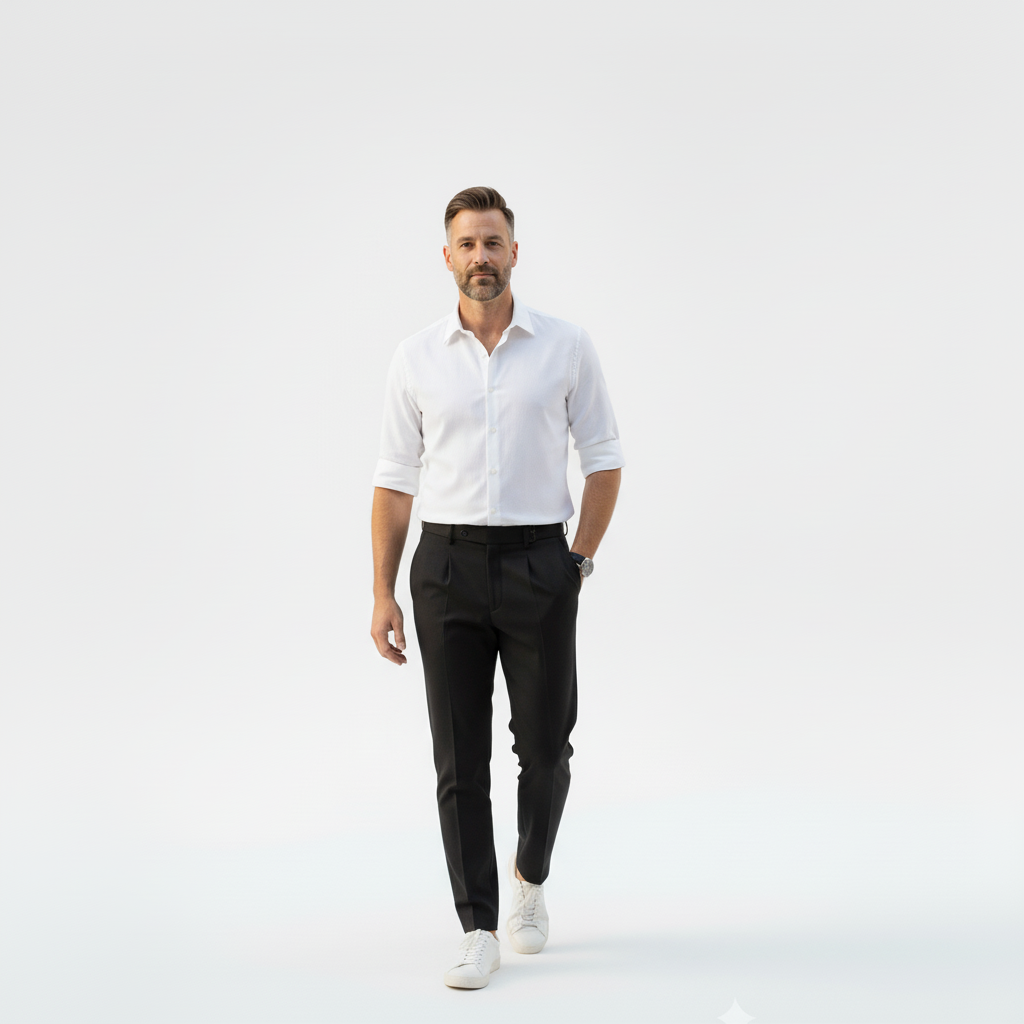 Oxford Tapered Dress Trousers – Caspian's