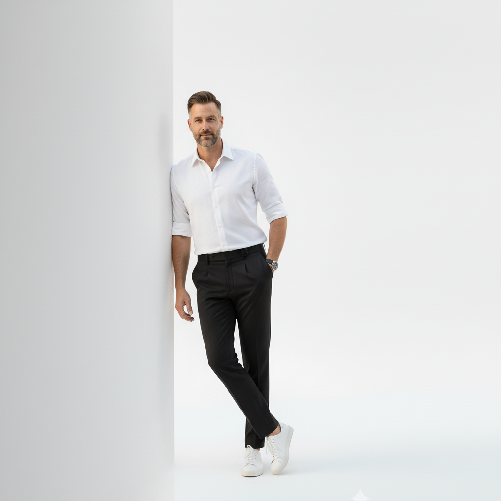 Oxford Tapered Dress Trousers – Caspian's