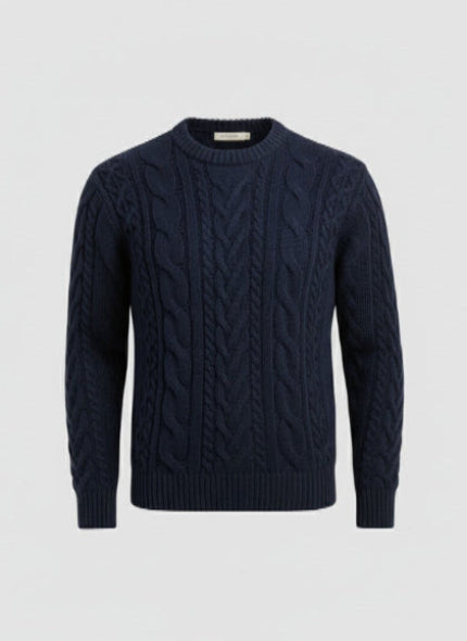 Drop Shoulder Cable Knit Sweater – Caspian's