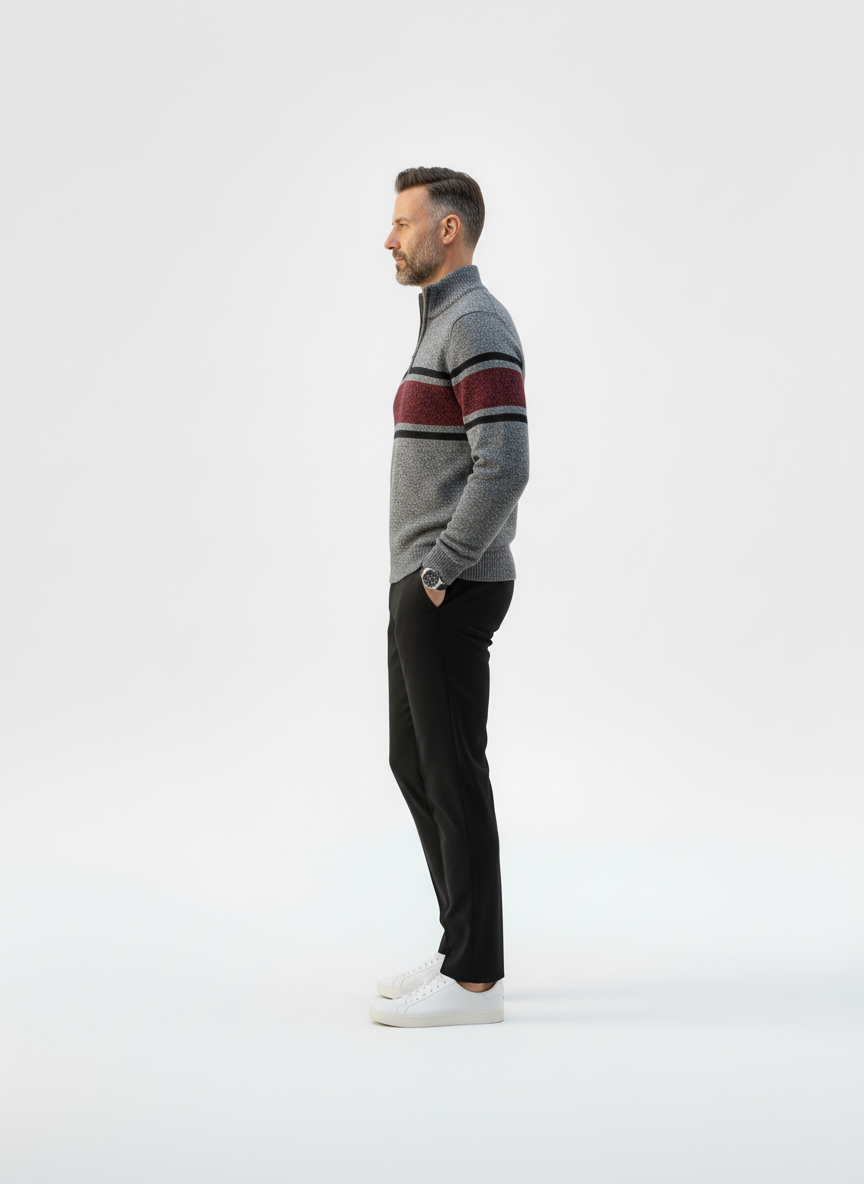 Contrast Knit Pullover – Alter Ego