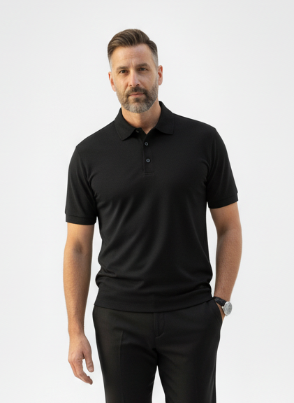 Savile Core Cotton Polo – Caspian's