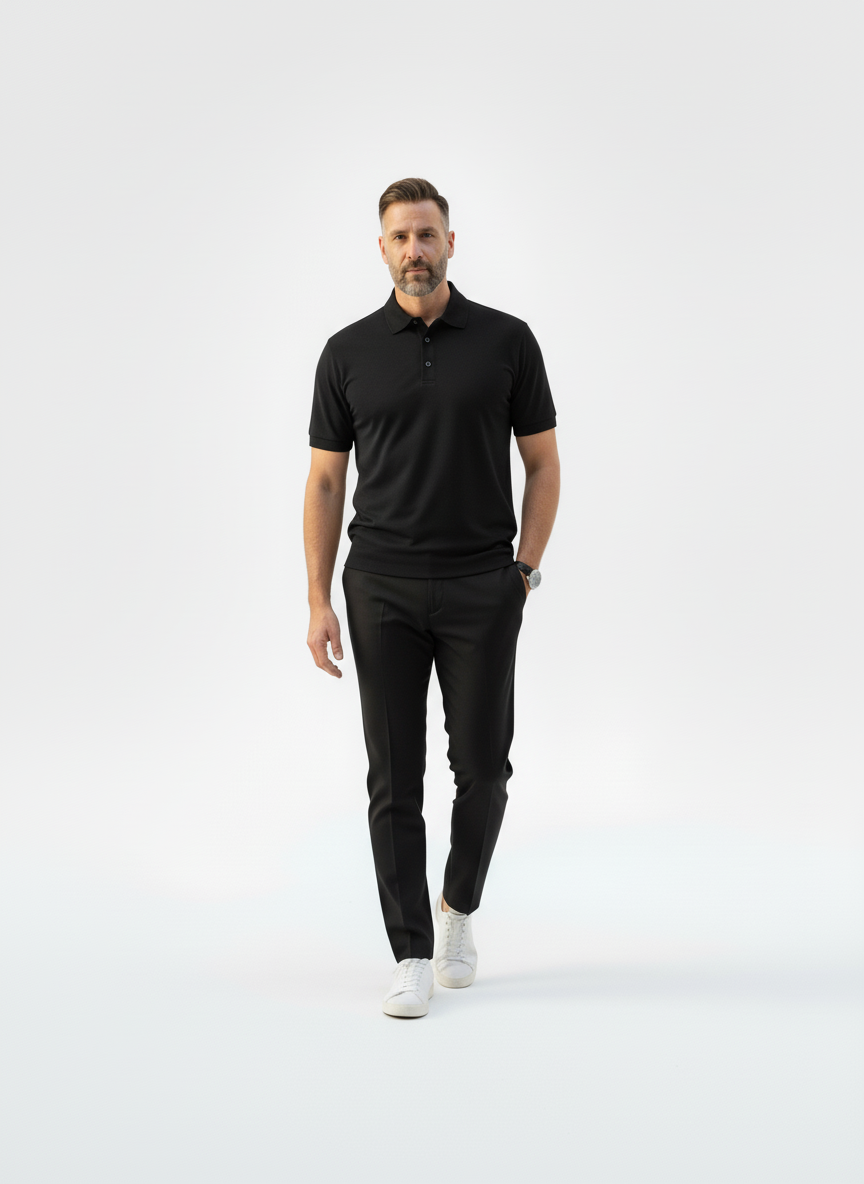 Savile Core Cotton Polo – Caspian's