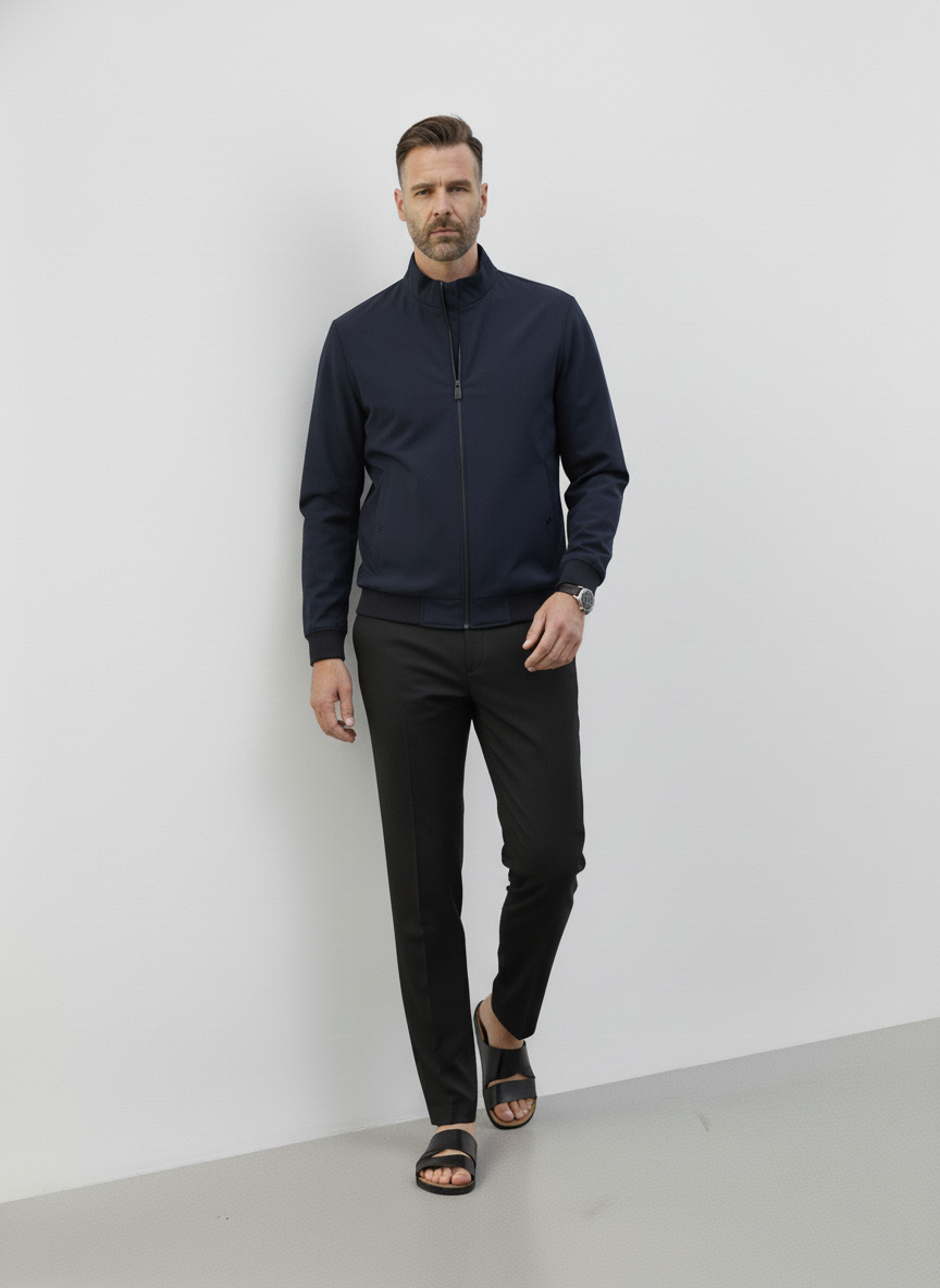 Padded Stand Collar Jacket – Alter Ego