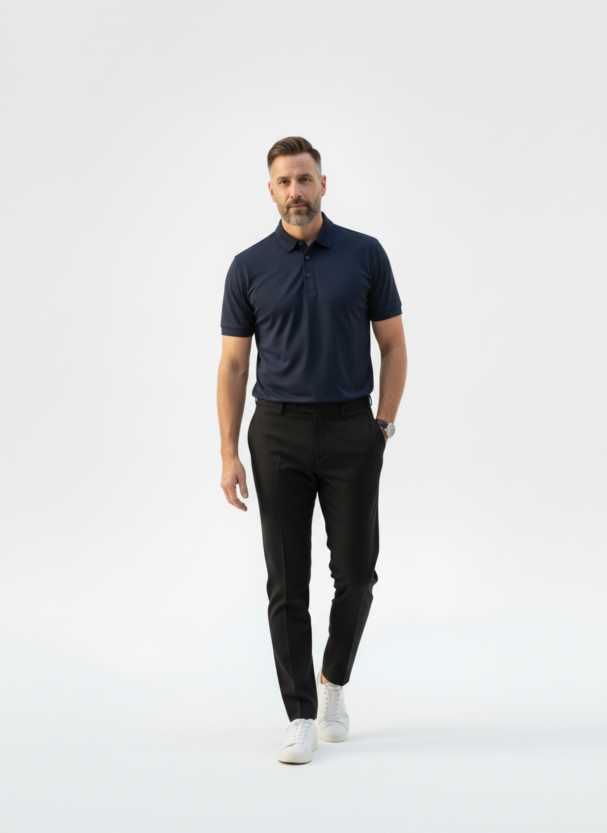 Savile Core Cotton Polo – Caspian's