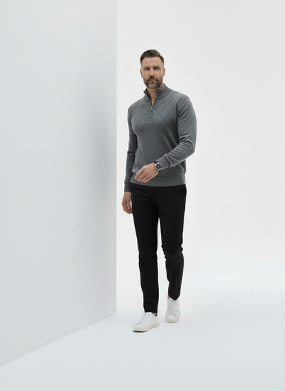 Kensington Lightweight Half-Zip Knit – Caspian's