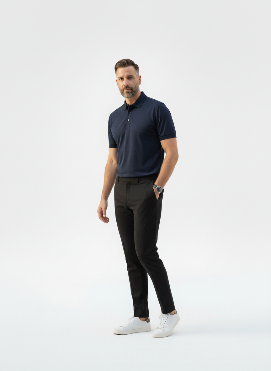 Savile Core Cotton Polo – Caspian's