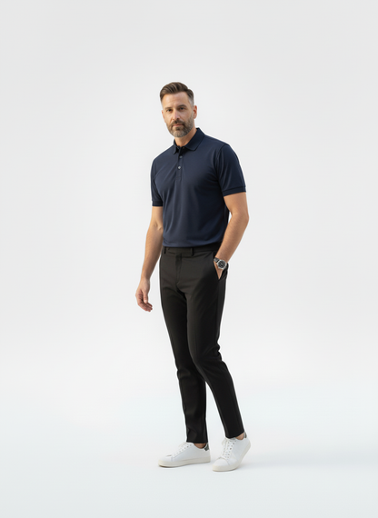 Savile Core Cotton Polo – Caspian's