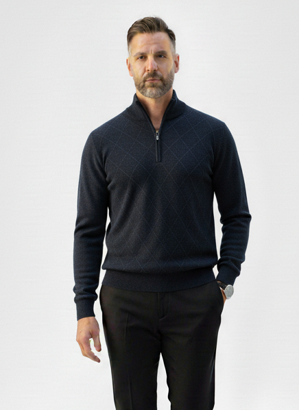 Lightweight Half-Zip Knit Sweater – Alter Ego