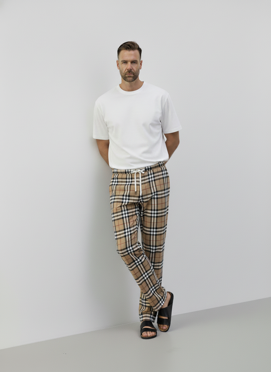 Edinburgh Plaid Drawstring Trousers – Caspian's