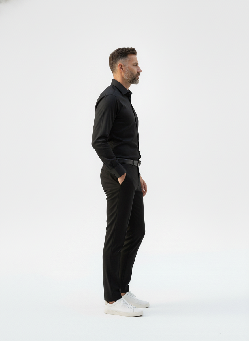 Devon Waffle Knit Polo – Alter Ego