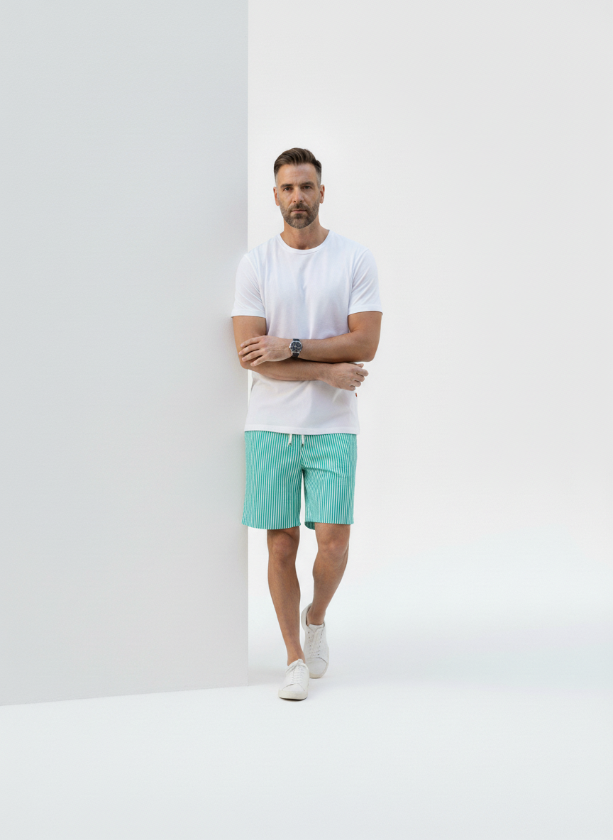 Lido Vertical Stripe Swim Shorts – Caspian's