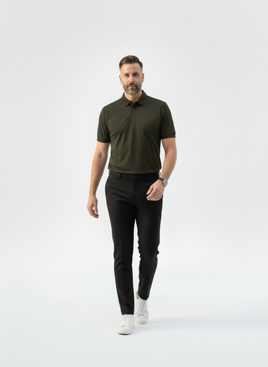 Savile Core Cotton Polo – Caspian's