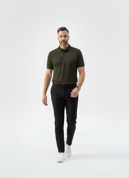 Savile Core Cotton Polo – Caspian's