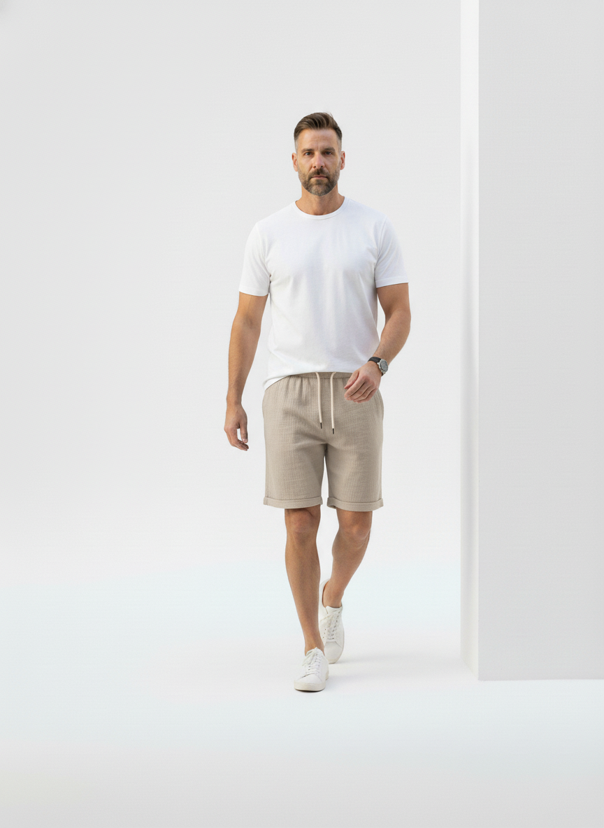 Summer Textured Loose Shorts – Alter Ego