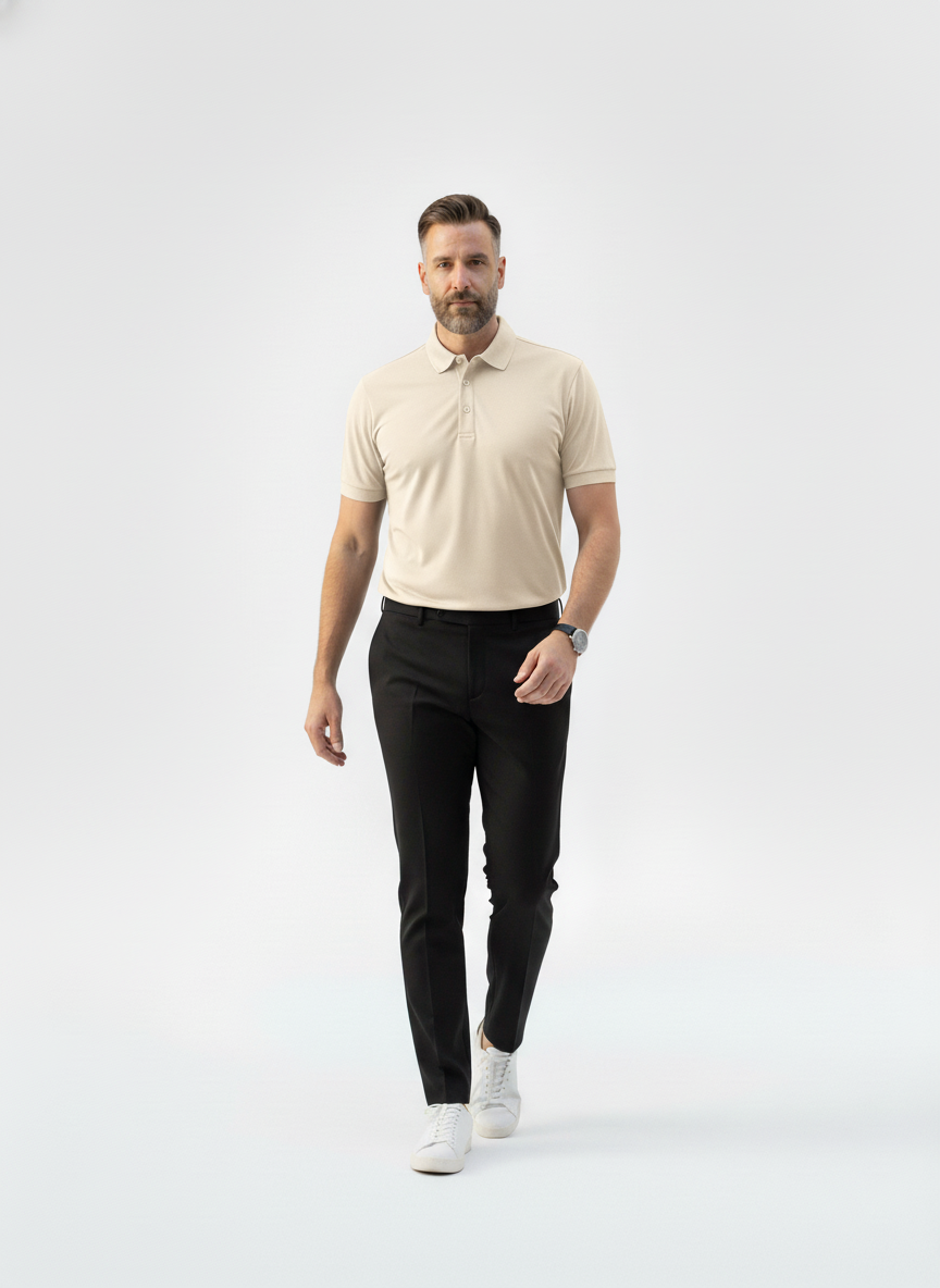 Savile Core Cotton Polo – Caspian's