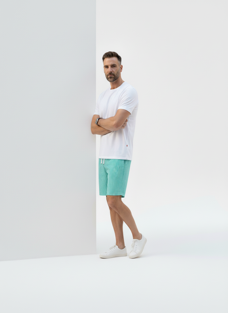 Lido Vertical Stripe Swim Shorts – Caspian's