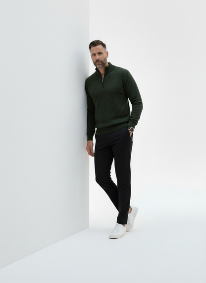 Kensington Lightweight Half-Zip Knit – Caspian's