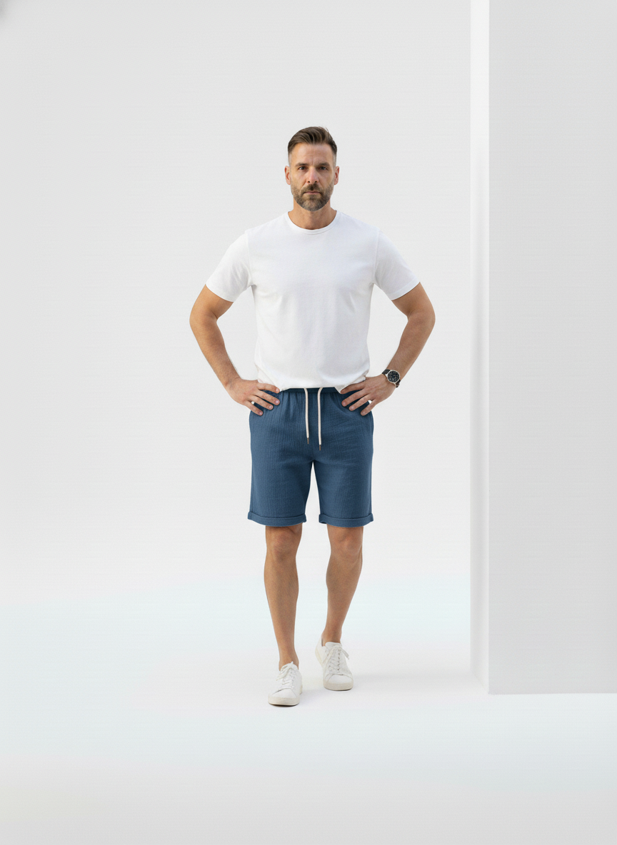 Summer Textured Loose Shorts – Alter Ego