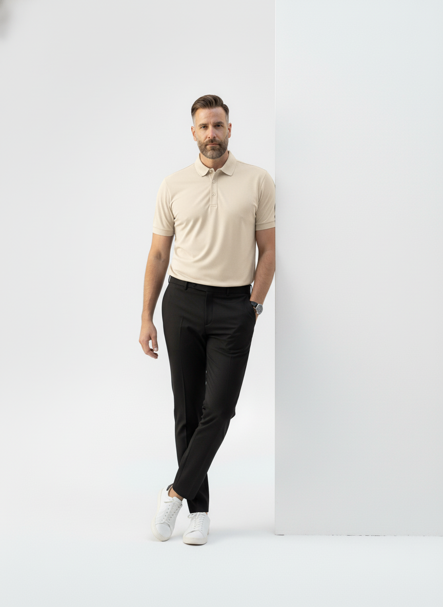 Savile Core Cotton Polo – Caspian's