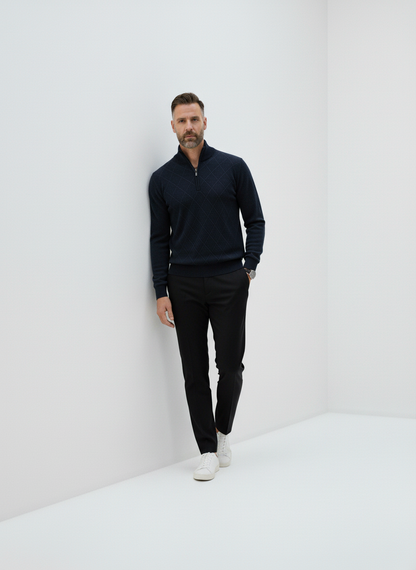 Kensington Lightweight Half-Zip Knit – Caspian's
