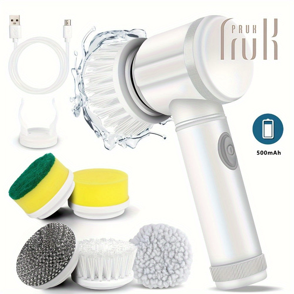 (5 in 1) Elektrische Multifunktions-Reinigungsbürste. Geeignet für Küche, Bad und Balkon