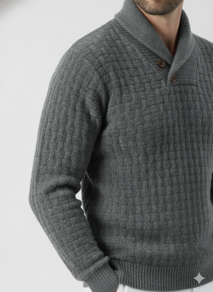 Hampstead Buttoned Knit Sweater – Caspian's